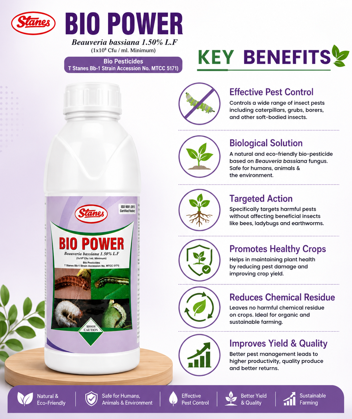 T. Stanes Bio Power 1ltr T. Stanes
