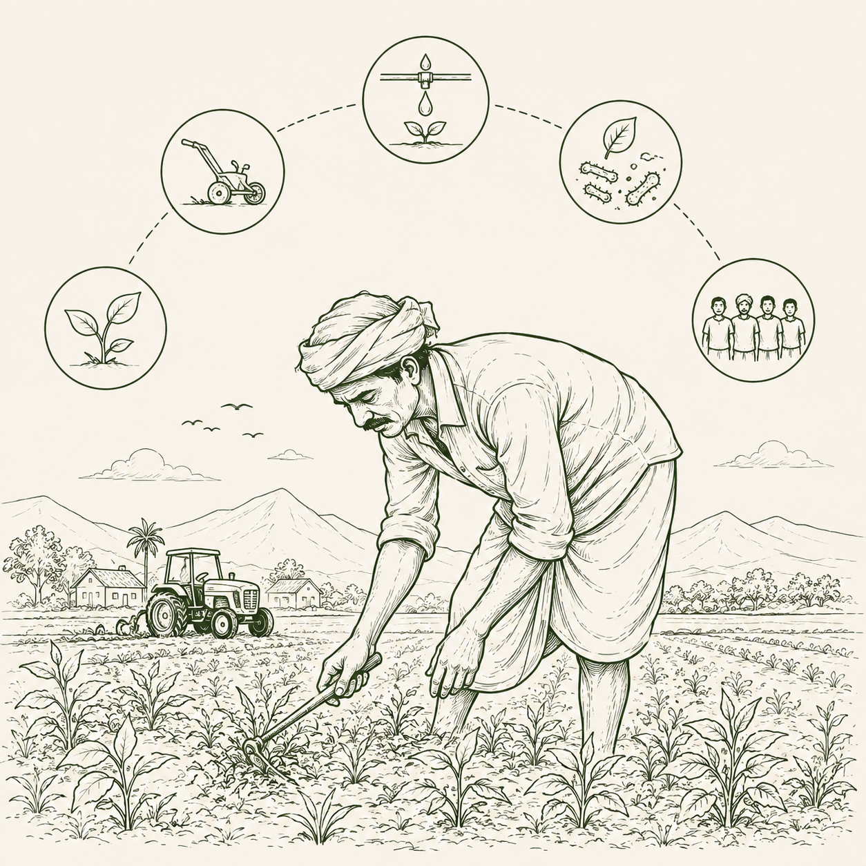 Labour Quantum Reduction: The Real Precondition for Regenerative Agriculture in India