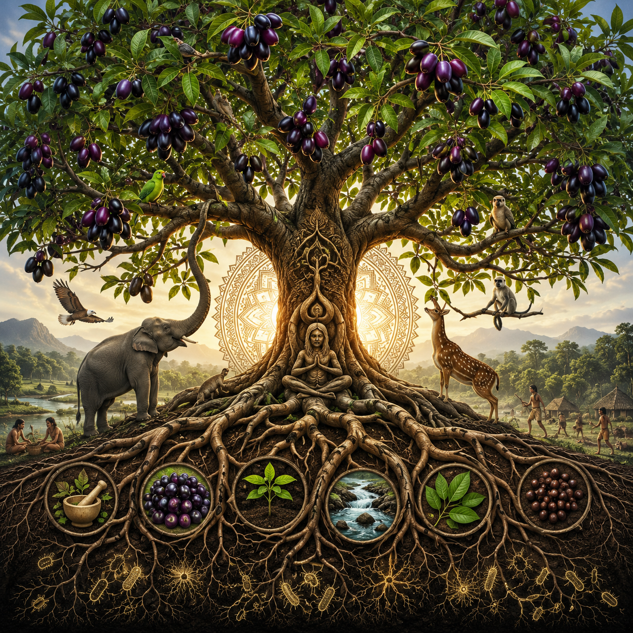 Jambudvīpa: The Tree That Named a Civilization Matihaat - Organic Agriculture Inputs