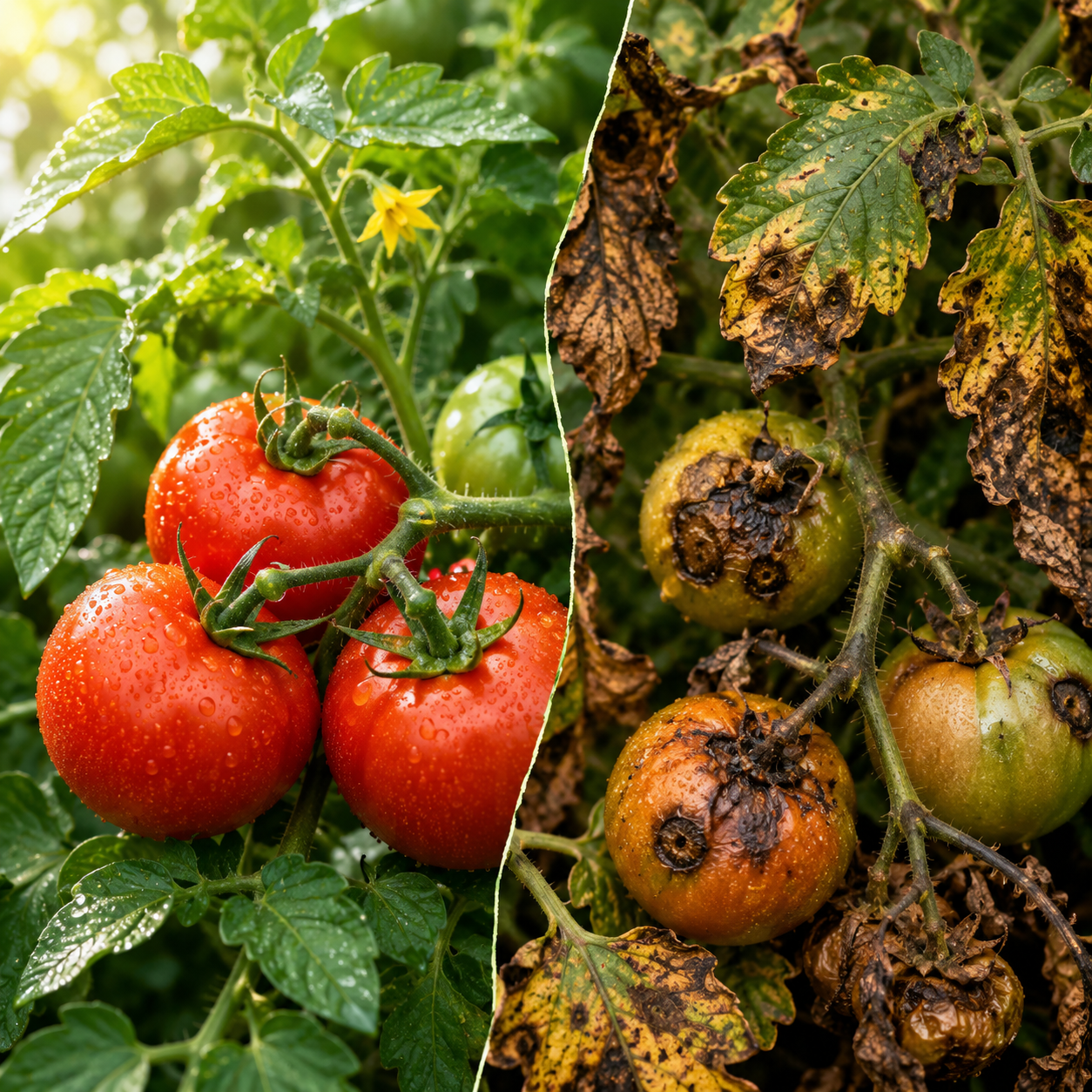 Growing Tomatoes During the Monsoon: The Complete Organic Guide to Preventing Fungal & Bacterial Diseases Matihaat - Organic Agriculture Inputs