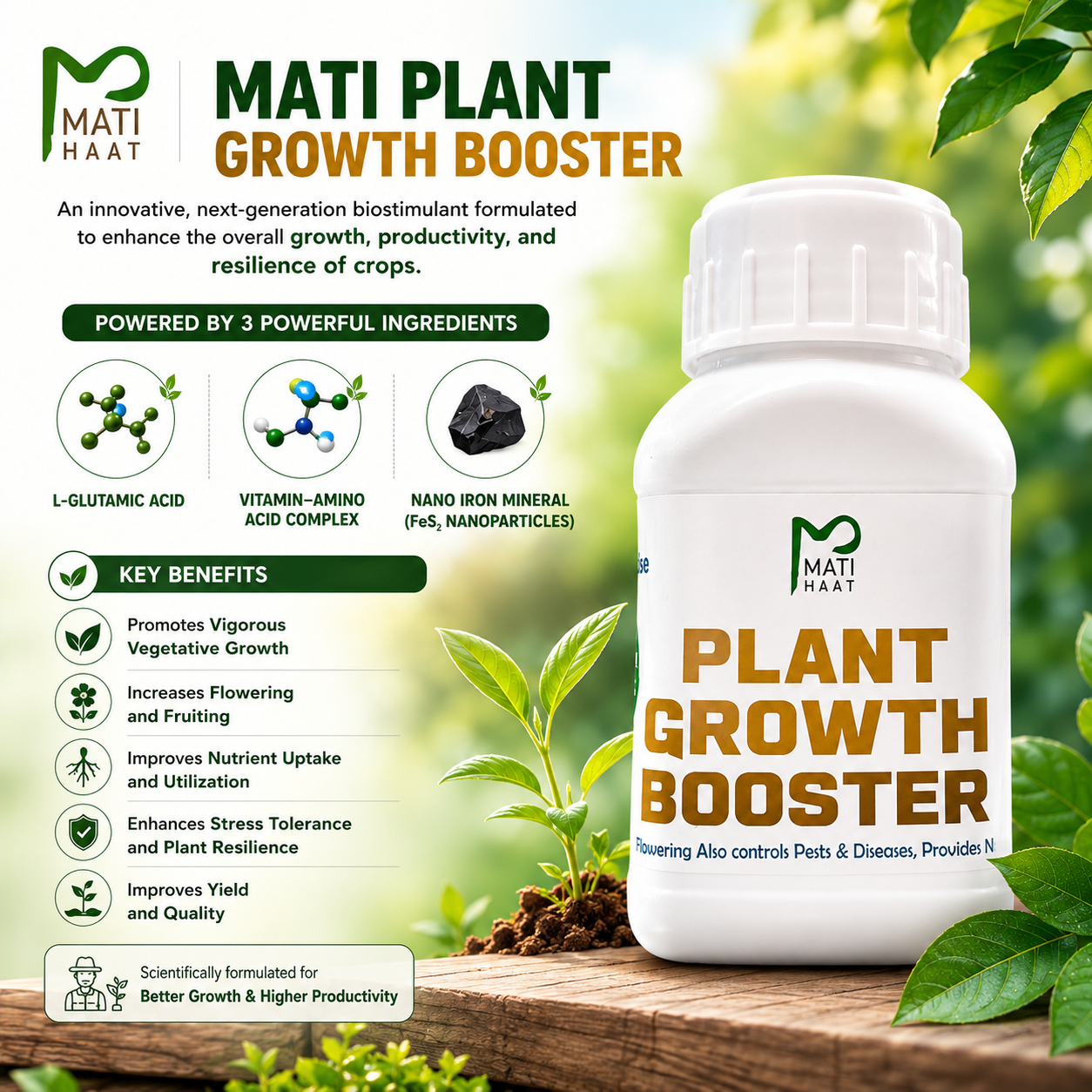 Mati Plant Growth Booster- 100ml Matihaat