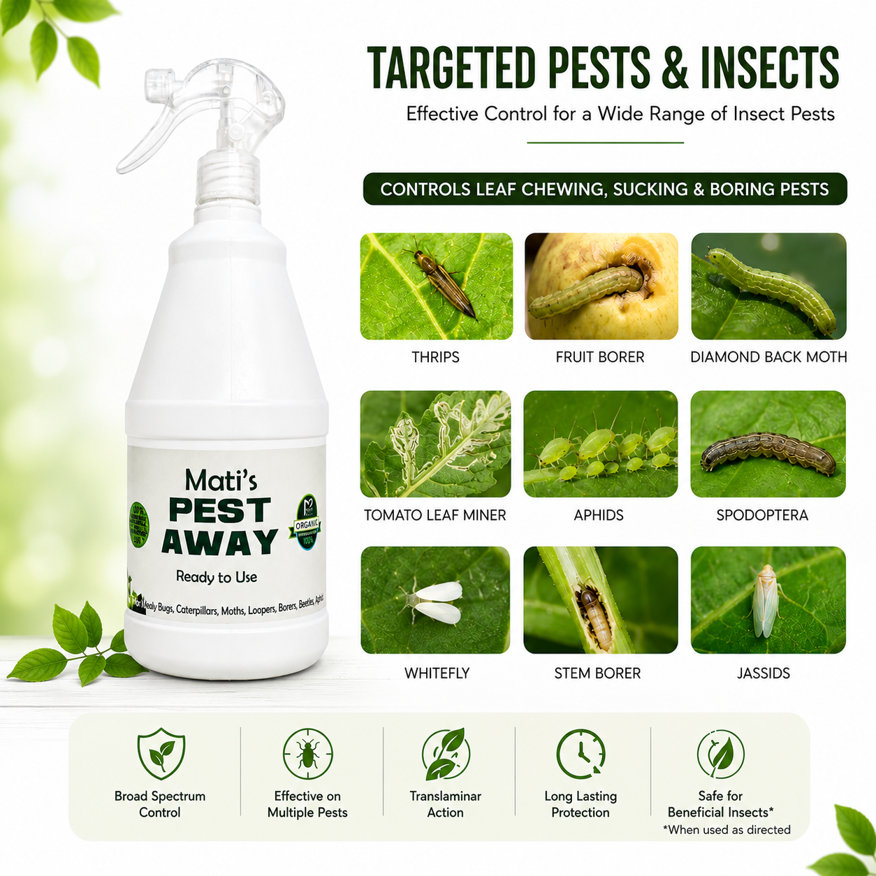 Mati pest away Ready to use pesticide 1ltr Matihaat