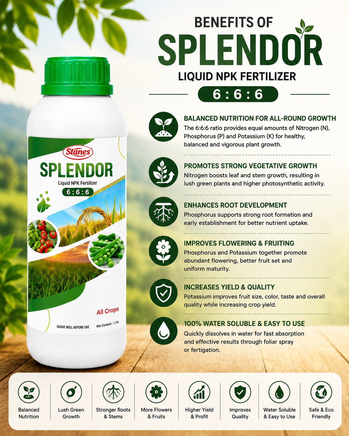 T. Stanes Splendor 1ltr T. Stanes