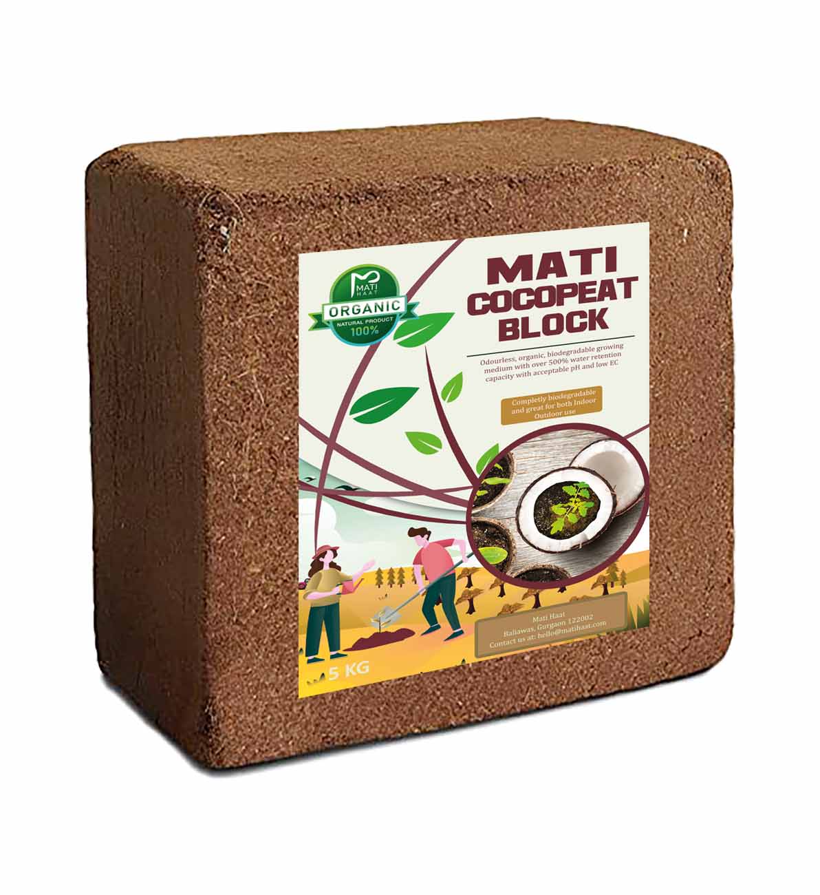 Mati Cocopeat Block 4-5 kg Matihaat
