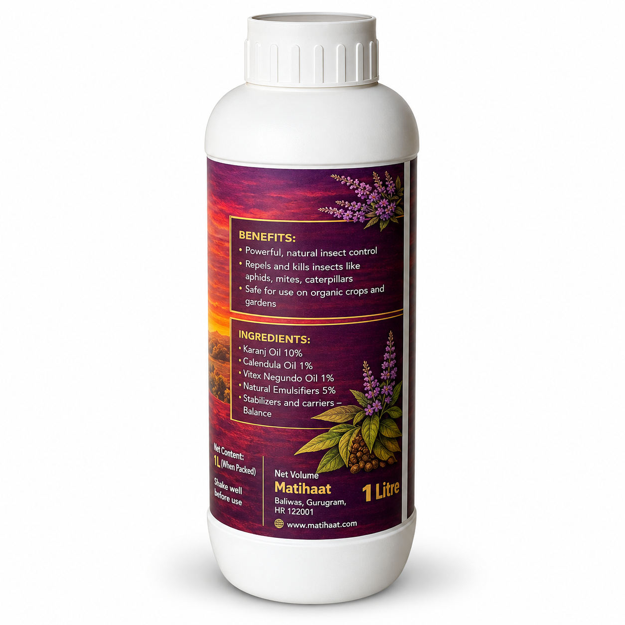 Mati Plant Oil 1 ltr Matihaat - Organic Agriculture Inputs