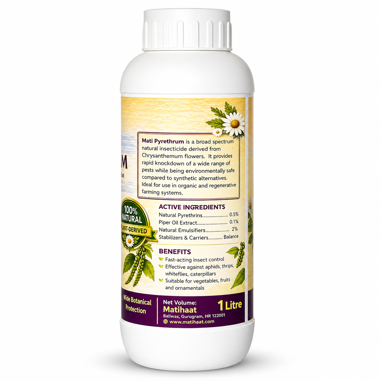 Mati Pyrethrum 1 ltr Matihaat - Organic Agriculture Inputs