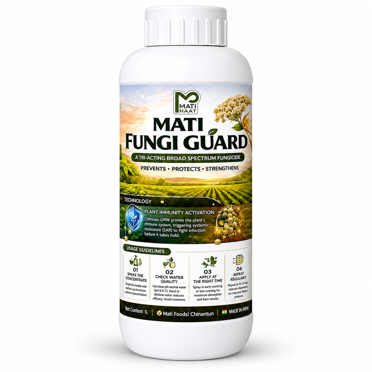 Mati Fungi Gaurd 1 ltr Matihaat - Organic Agriculture Inputs