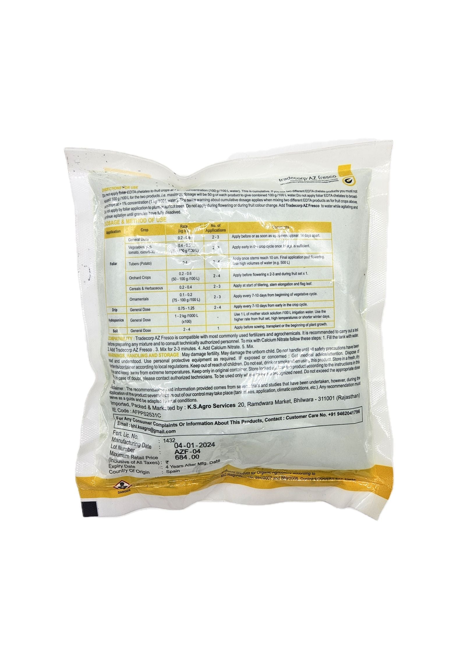 Tradecorp AZ Fresco 250g Matihaat