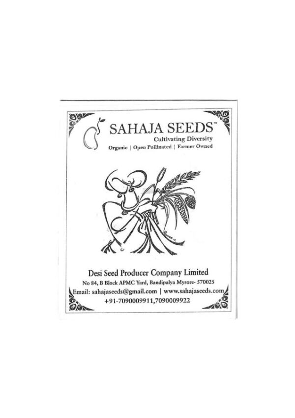 Sahaja Bokchoy Seeds